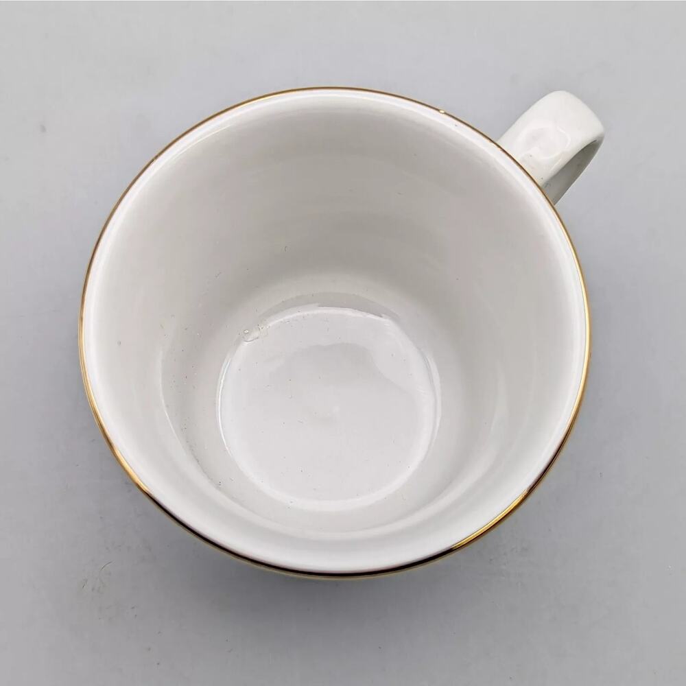 Vintage Corona Cafe de Colombia Porcelain Espresso Cup & Saucer Set - Picture 5 of 9